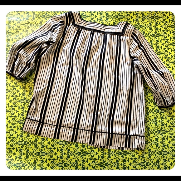 🦓A.N.A. striped blouse top size IX🦓 - Picture 2 of 8